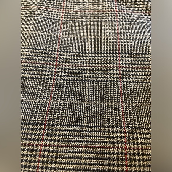 Jessica Plaid Tweed Blazer Jacket Black Brown Red Women’s 12 - Picture 9 of 15